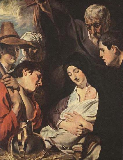 JORDAENS, Jacob Adoration of the Shepherds oil painting picture